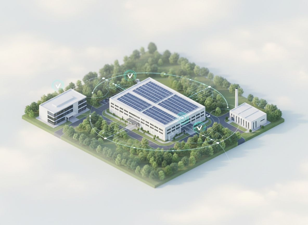 ISO 14064-1 / 14046 doğrulama — modern tesis, kalite kontrolü ve verifikasyon halkaları